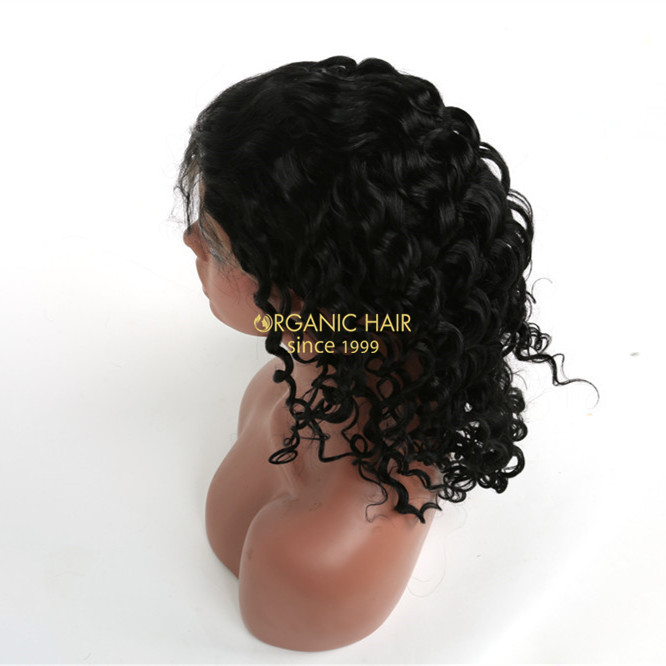 Human lace front wigs